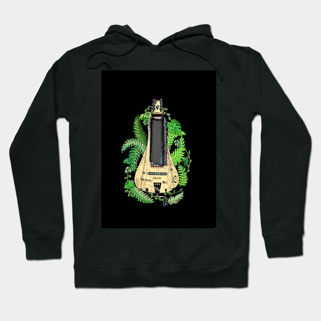 Hurdy-Gurdy with Ferns Hoodie by inkle